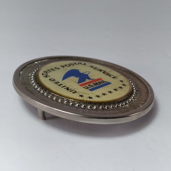 Vintage USPS Logo United States Postal Service Belt Buckle - Picture 3 of 5